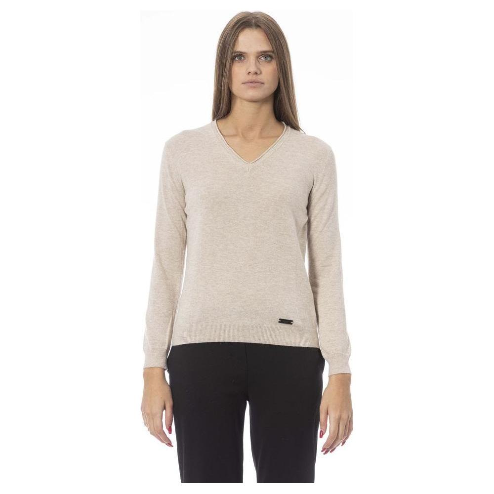 Baldinini Trend Beige Polyamide Women Sweater