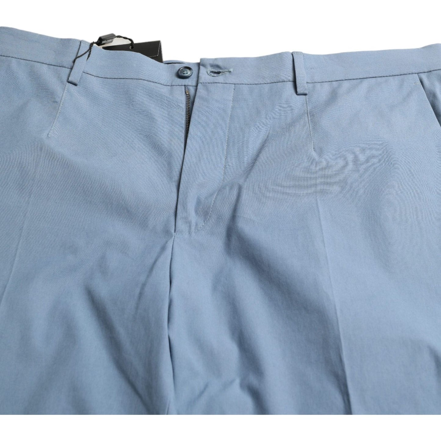 Dolce & Gabbana Sky Blue Cotton Bermuda Shorts Dolce & Gabbana