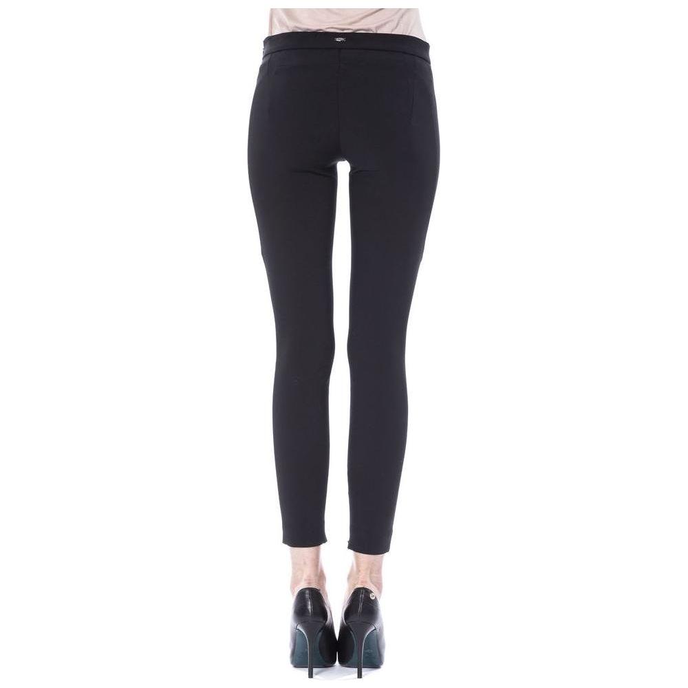 BYBLOS Black Polyester Women's Skinny Pant