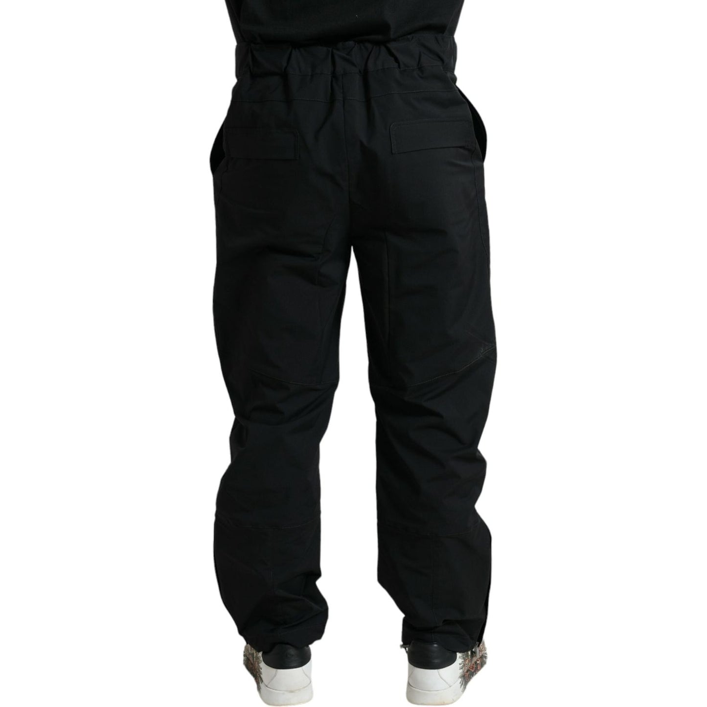 Dolce & Gabbana Elegant Casual Black Straight Pants Dolce & Gabbana