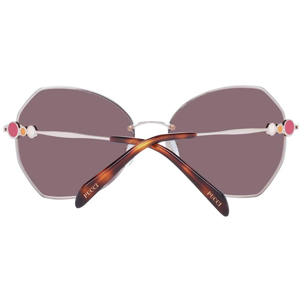 Emilio Pucci Rose Gold Women Sunglasses