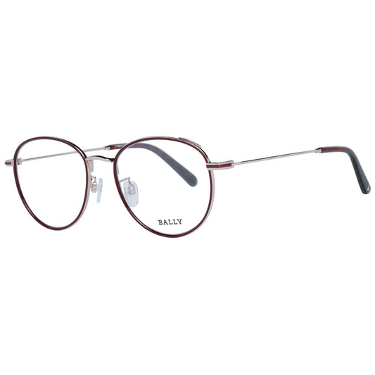 Bally Burgundy Metal Glasses (Frames)