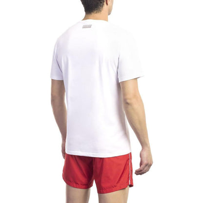 Bikkembergs White Cotton Men's T-Shirt