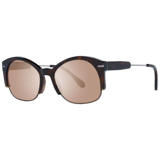 Serengeti Brown Acetate & Metal Sunglasses Serengeti
