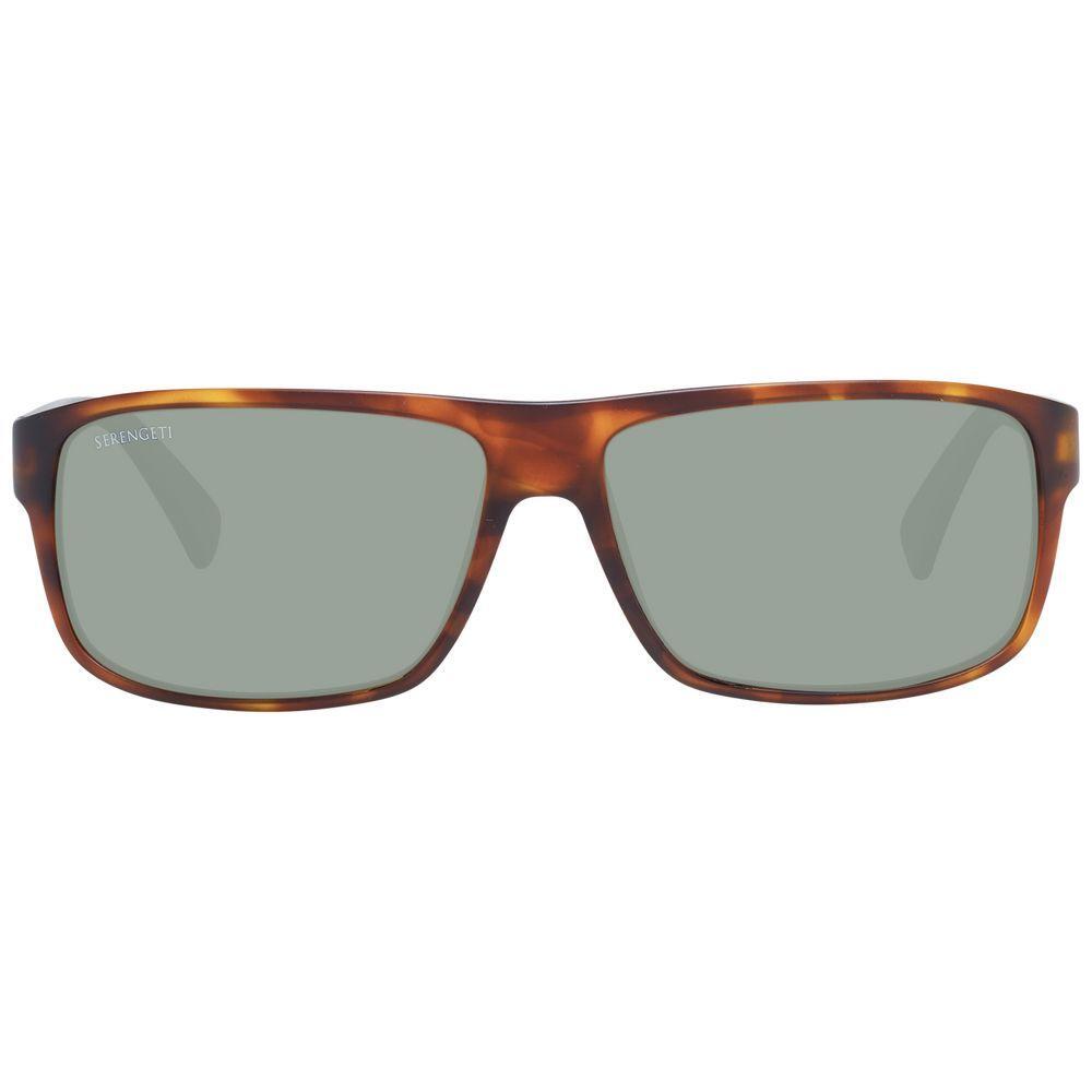 Serengeti Brown Plastic Sunglasses