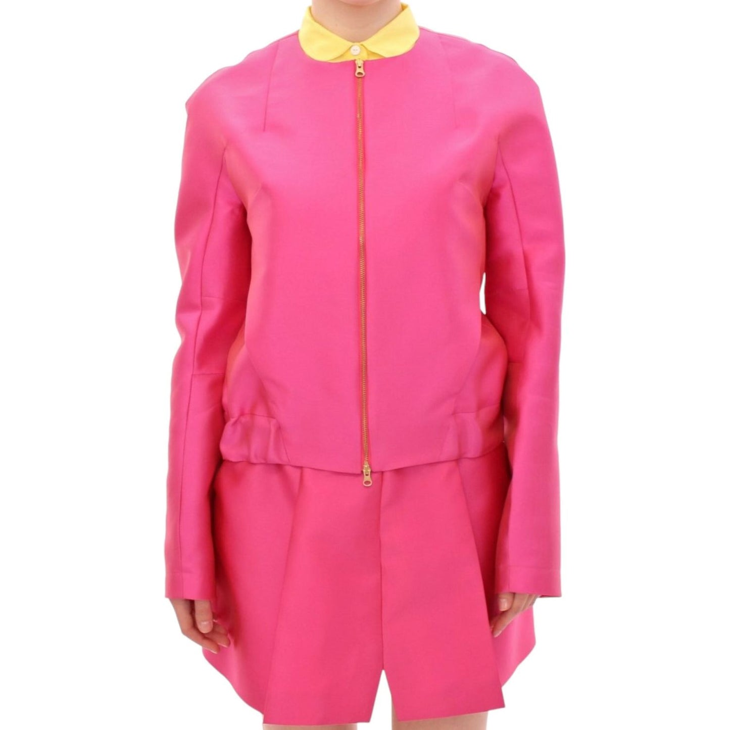 CO|TE Elegant Pink Silk Blend Jacket Coats & Jackets CO|TE