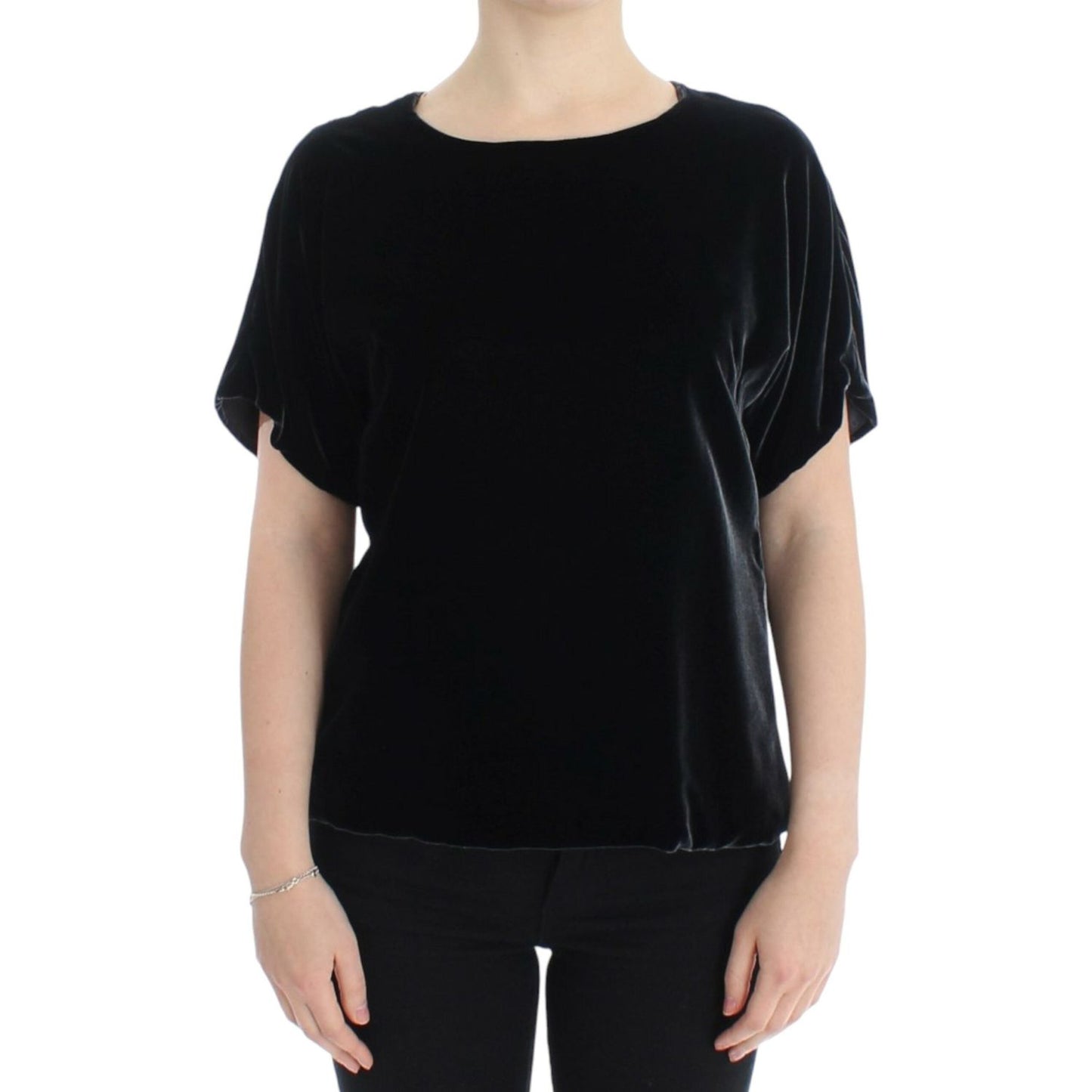 Dolce & Gabbana Enchanting Velvet Short Sleeve Top Dolce & Gabbana