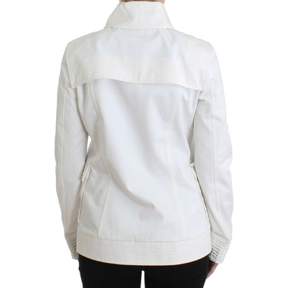 GF Ferre White Double Breasted Jacket Coat Blazer