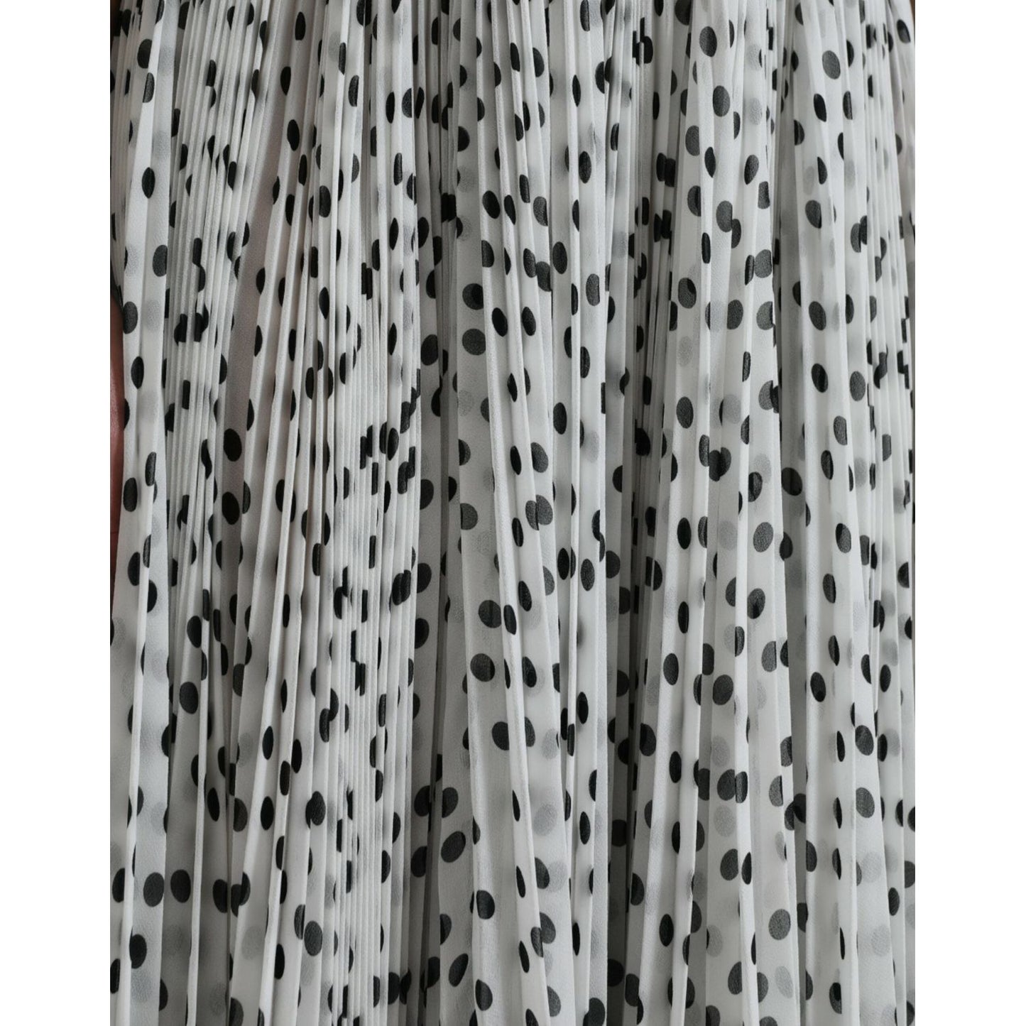 Dolce & Gabbana Elegant Polka Dots Maxi Dress Dolce & Gabbana