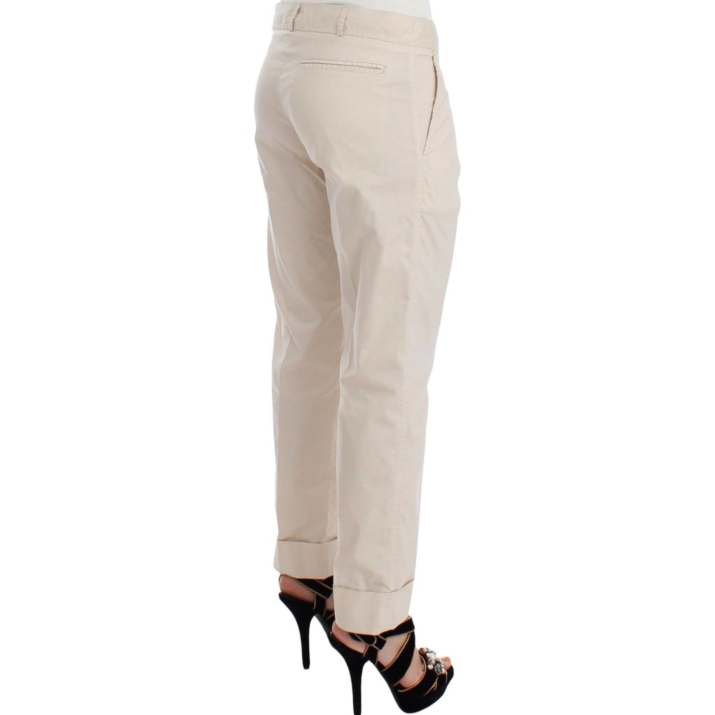 Ermanno Scervino Chic Beige Chino Pants - Elegance Redefined Jeans & Pants Ermanno Scervino