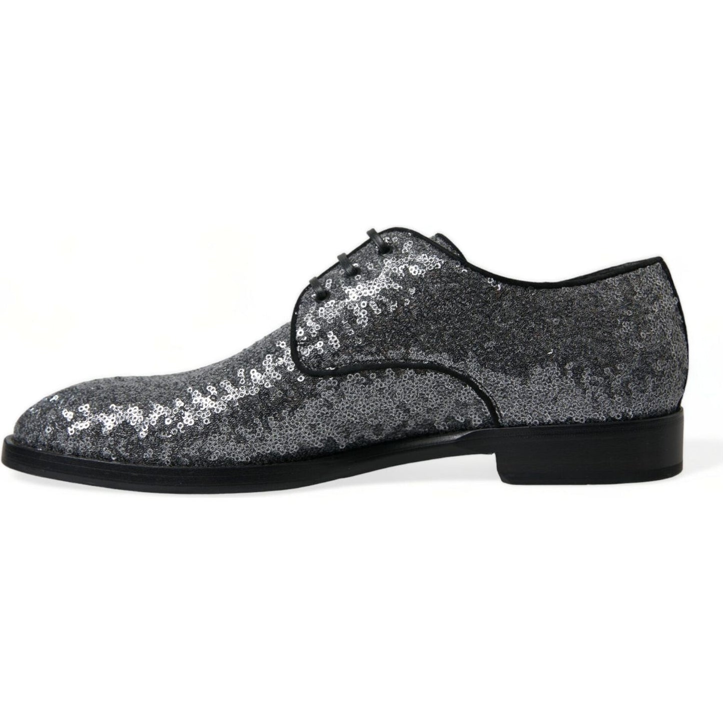 Dolce & Gabbana Exquisite Sequined Derby Dress Shoes Dolce & Gabbana