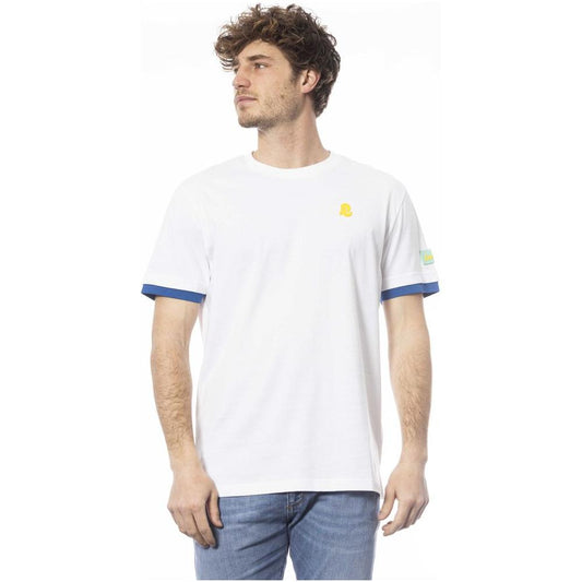 Invicta White Cotton Men T-Shirt Invicta