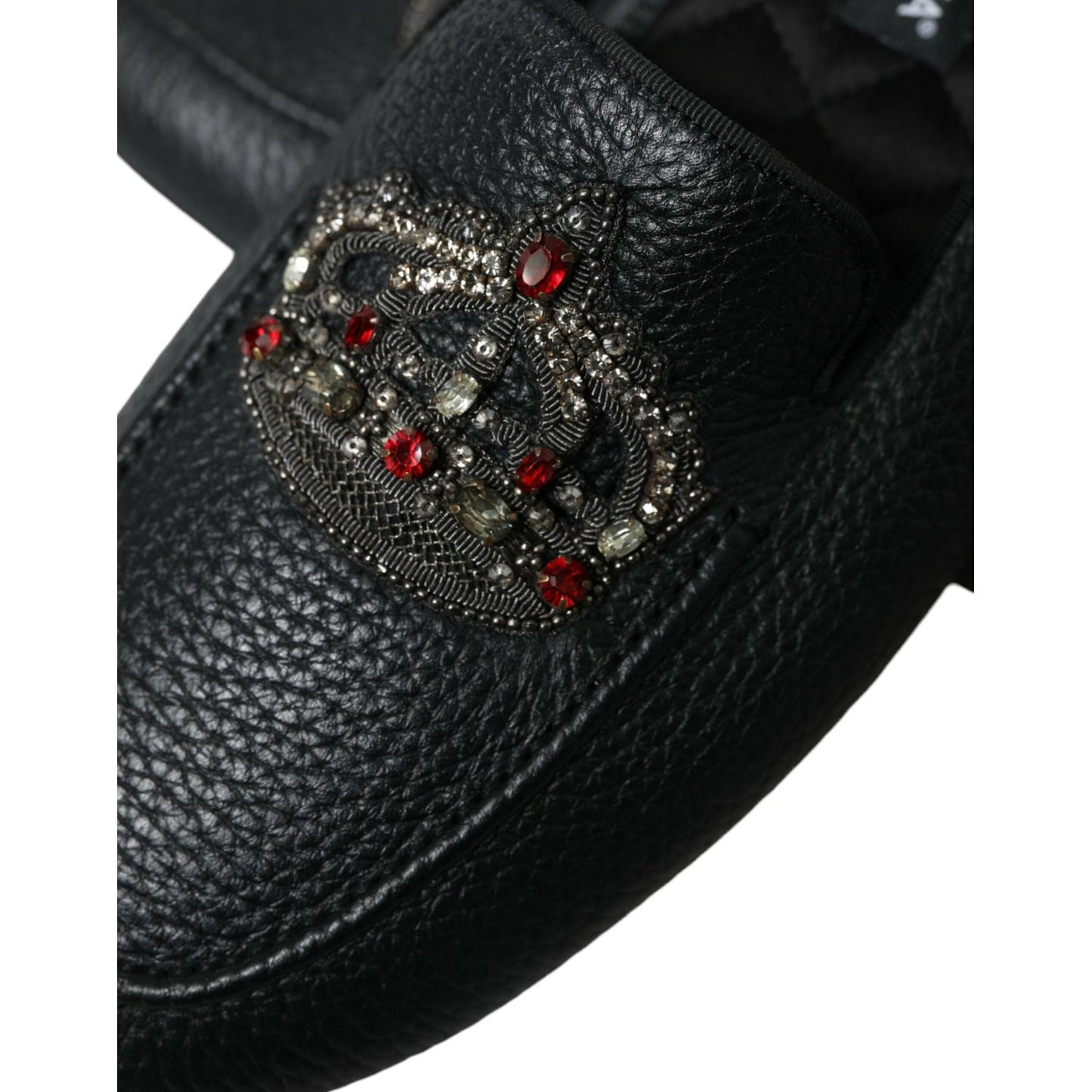 Dolce & Gabbana Dazzling Crystal-Embellished Loafers Dolce & Gabbana