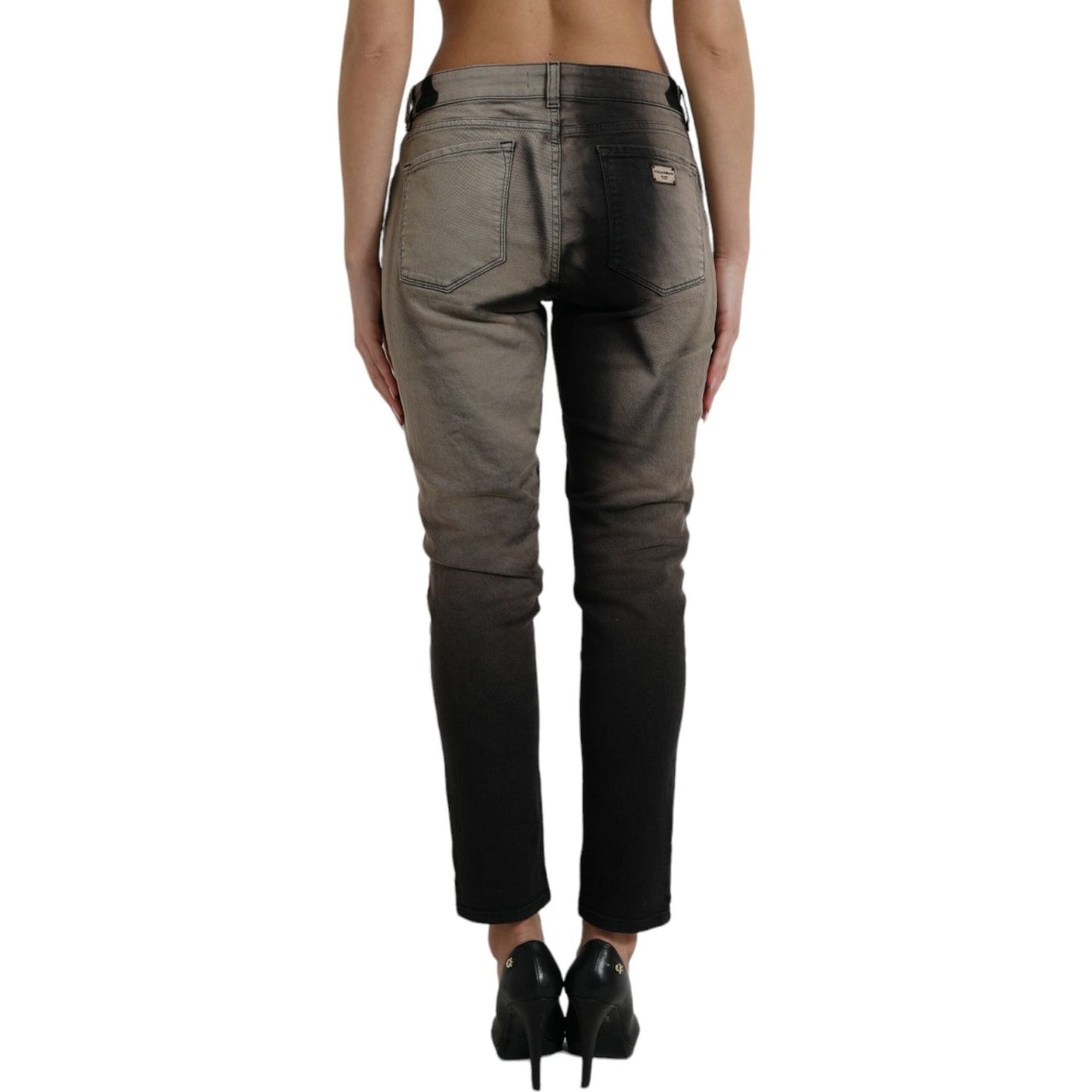 Dolce & Gabbana Elegant Mid-Waist Stretch Jeans Dolce & Gabbana