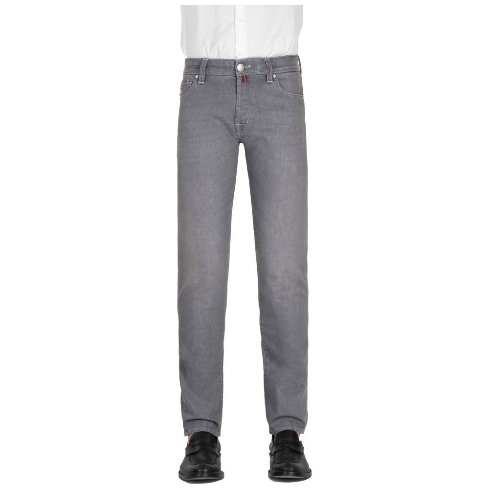 Tramarossa Gray Cotton Men's Jeans Tramarossa