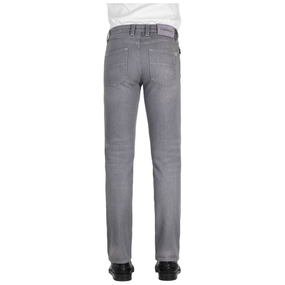 Tramarossa Gray Cotton Men's Jeans Tramarossa