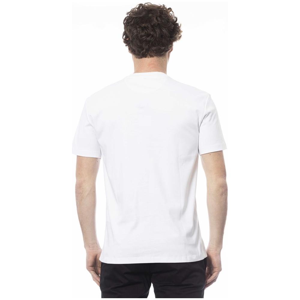 Trussardi White Cotton Men T-Shirt Trussardi