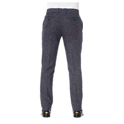 Trussardi Black Cotton Men Pant