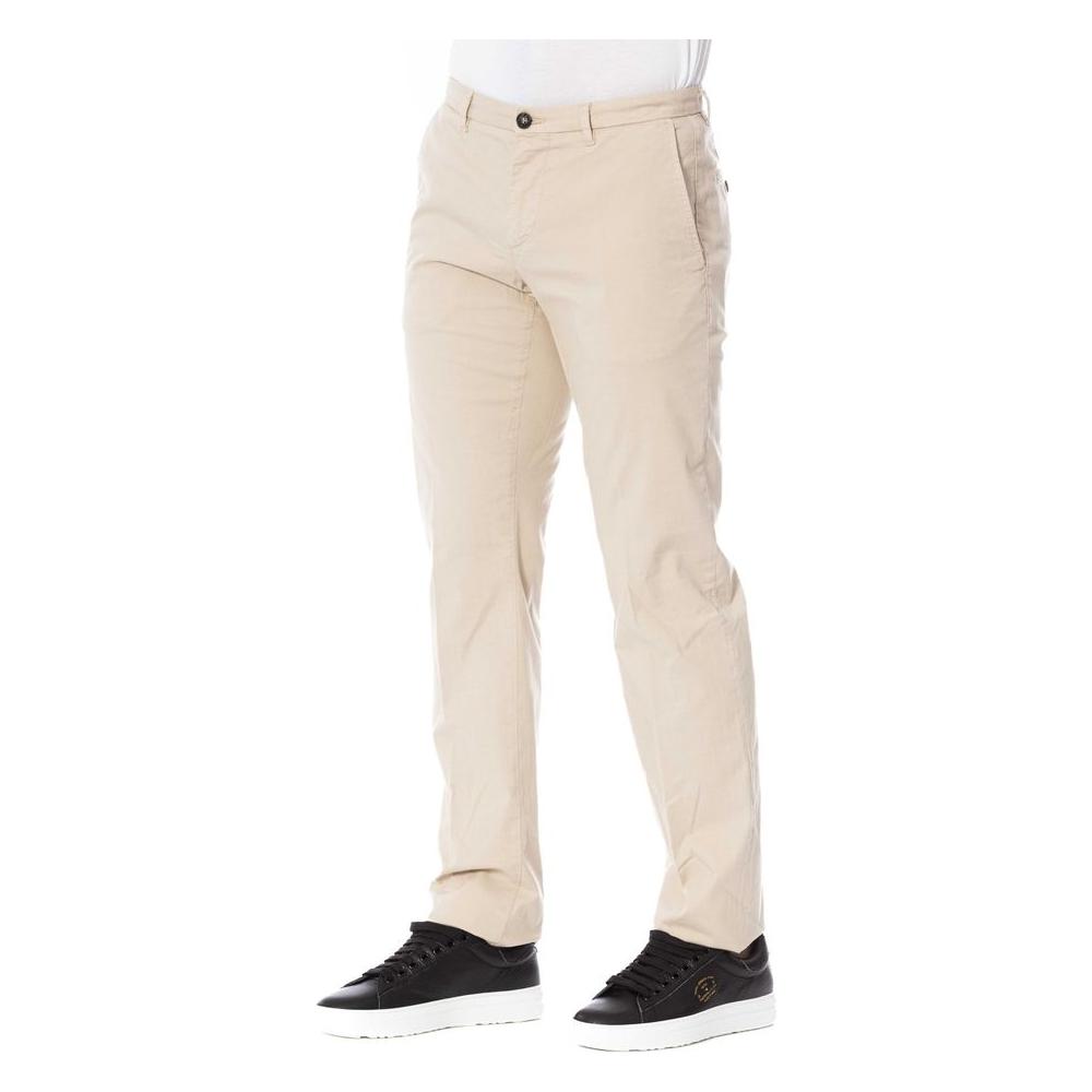 Trussardi Beige Cotton Men's Pants Trussardi