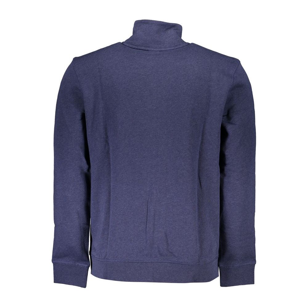 Hugo Boss Blue Cotton Men Sweater Hugo Boss