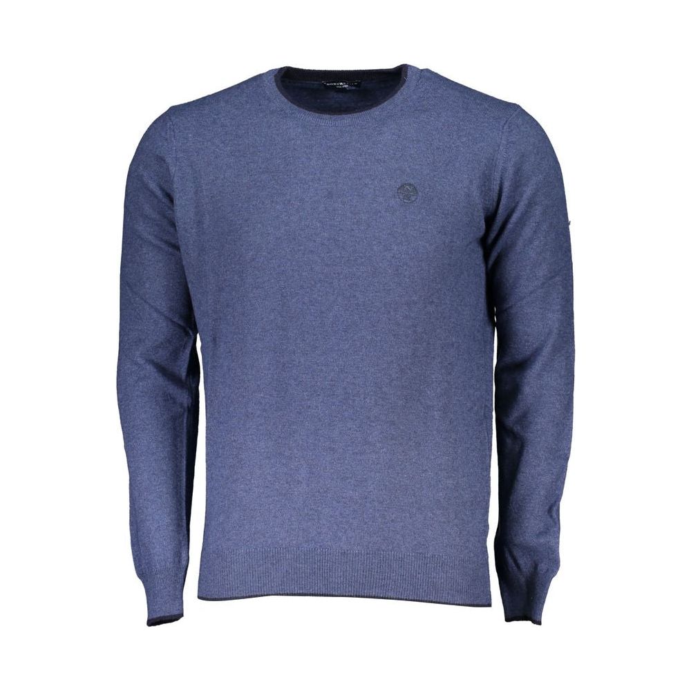 North Sails Blue Polyamide Men Sweater North Sails