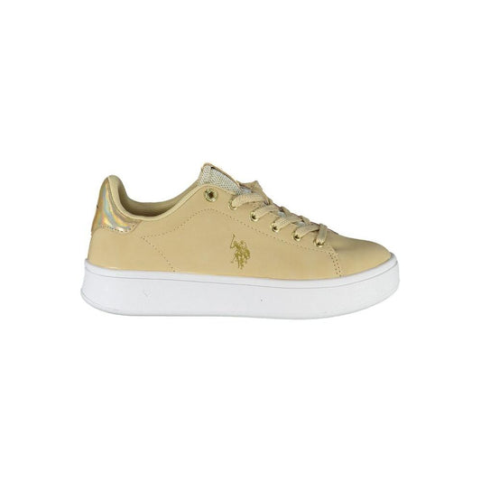 U.S. POLO ASSN. Beige Polyester Women Sneaker U.S. POLO ASSN.