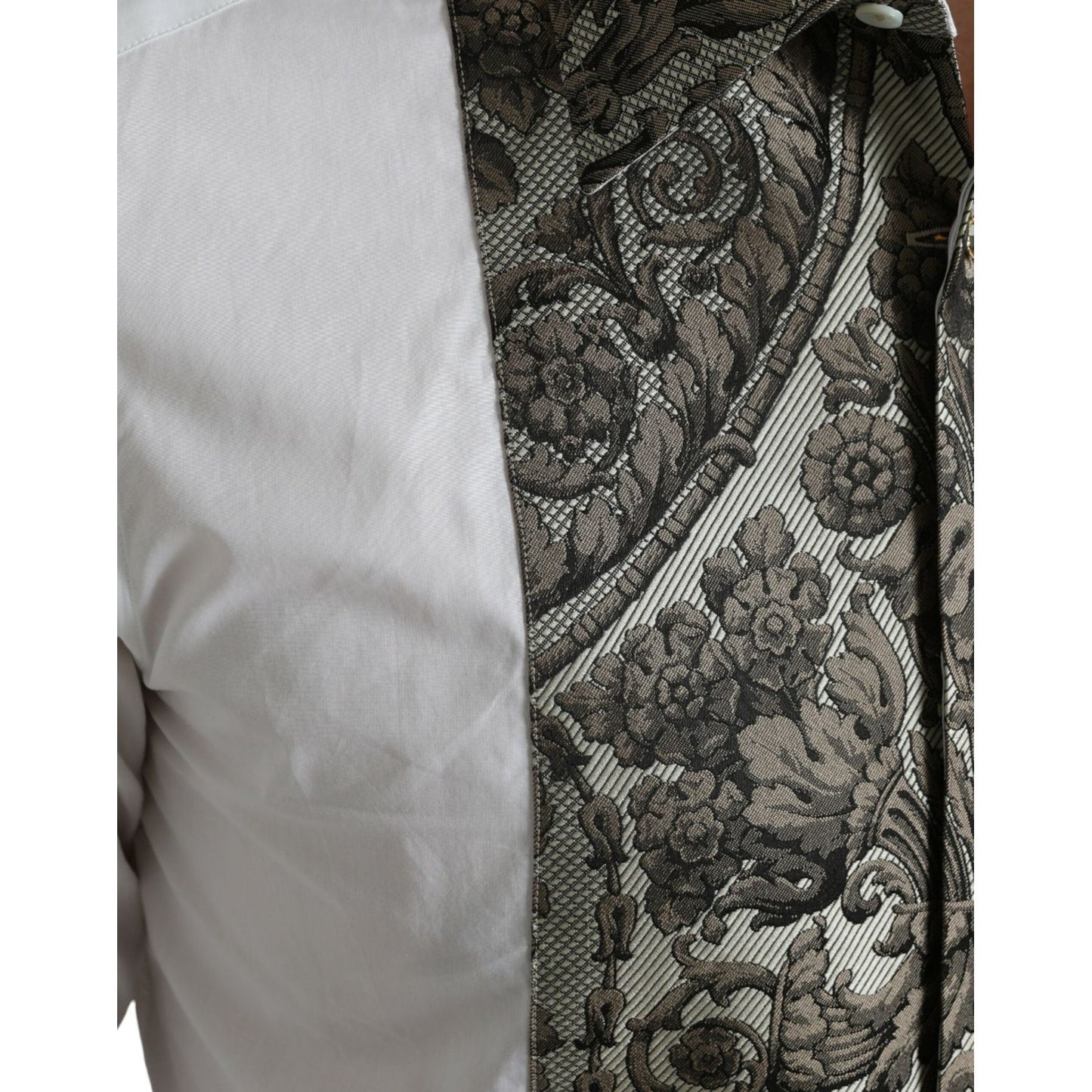 Dolce & Gabbana Elegant Slim Fit French Cuff Dress Shirt Dolce & Gabbana