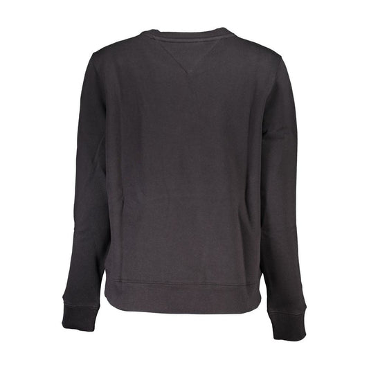 Tommy Hilfiger Black Cotton Women Sweater Tommy Hilfiger