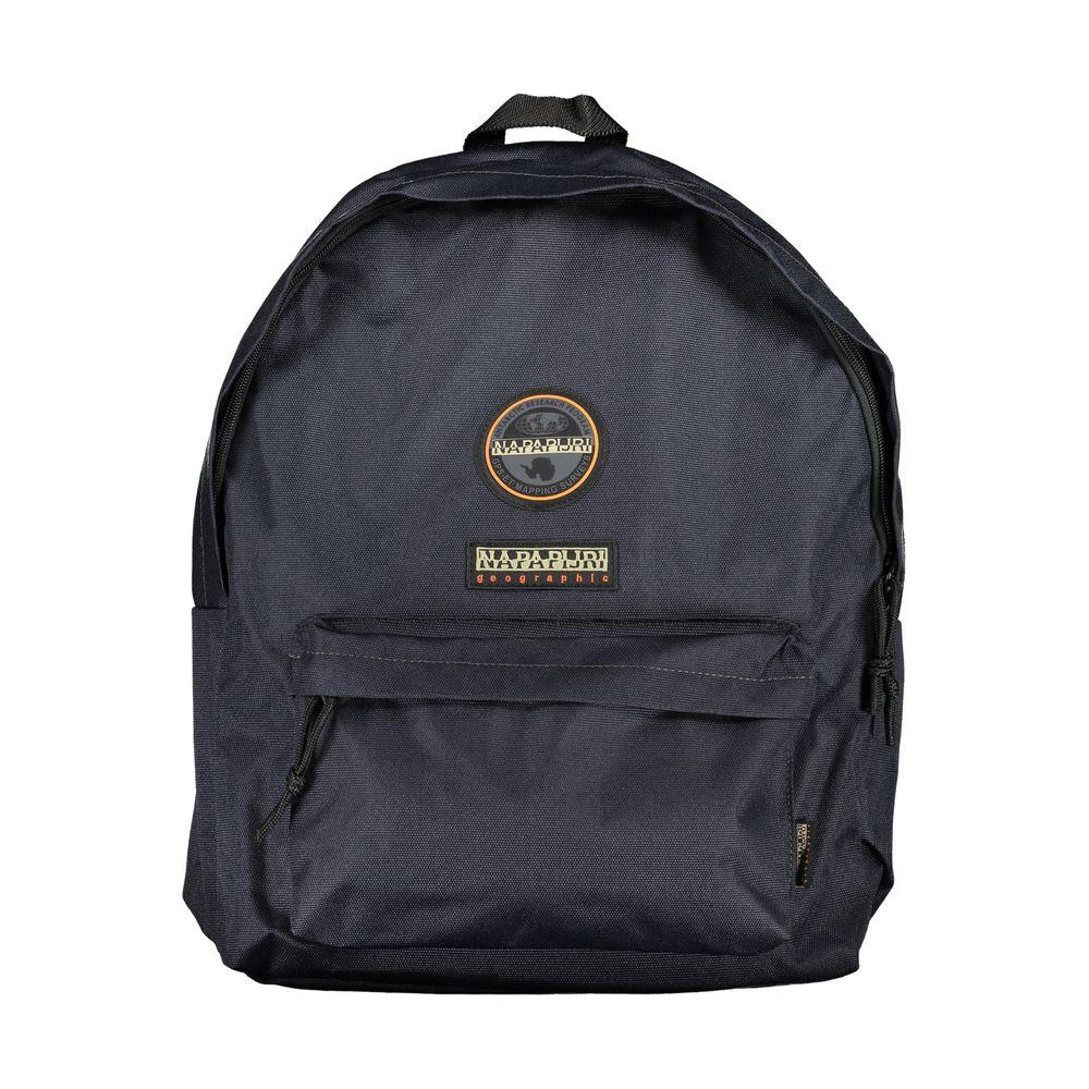 Napapijri Blue Cotton Men Backpack Napapijri