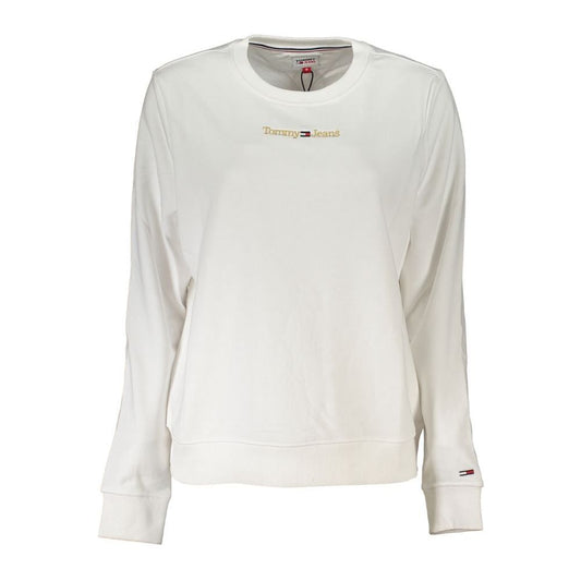 Tommy Hilfiger White Cotton Women's Sweater Tommy Hilfiger