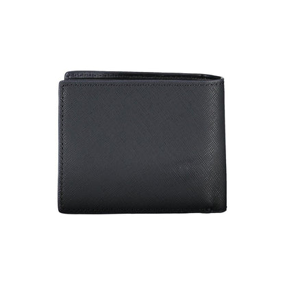 Tommy Hilfiger Blue Leather Men Wallet Tommy Hilfiger