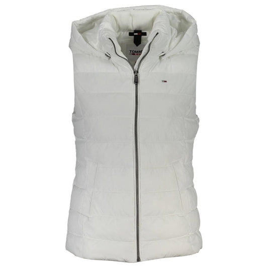 Tommy Hilfiger White Polyester Women Jacket Tommy Hilfiger