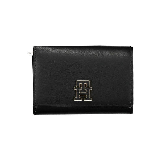 Tommy Hilfiger Black Polyethylene Women Wallet Tommy Hilfiger