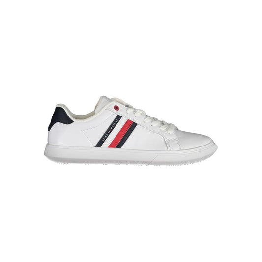 Tommy Hilfiger Sleek Lace-Up Sneakers with Contrast Details Tommy Hilfiger