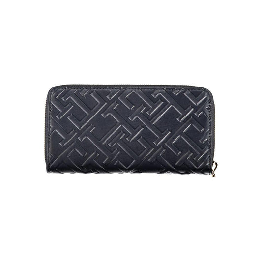 Tommy Hilfiger Elegant Blue Tri-Compartment Wallet Tommy Hilfiger