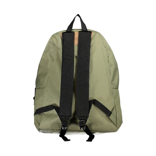 Eco-Conscious Green Backpack with Sleek Design