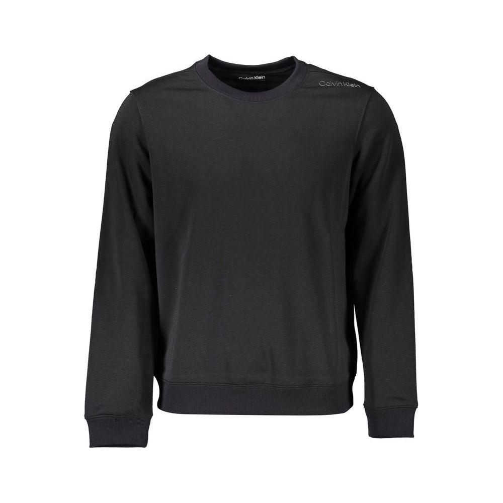 Calvin Klein Sleek Black Crew Neck Sweater Calvin Klein