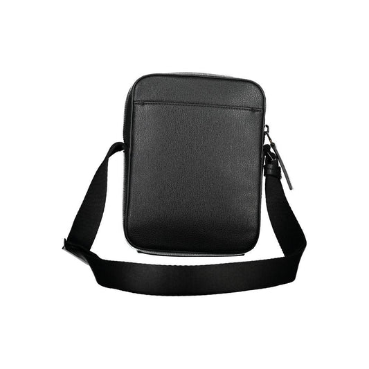 Calvin Klein Sleek Black Shoulder Bag with Logo Detail Calvin Klein