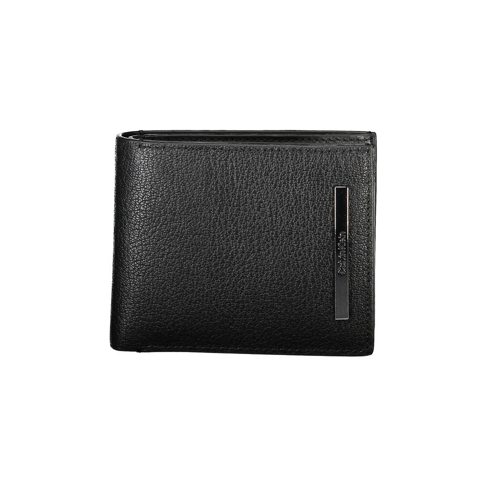 Calvin Klein Elegant Black Leather Wallet with RFID Block Calvin Klein