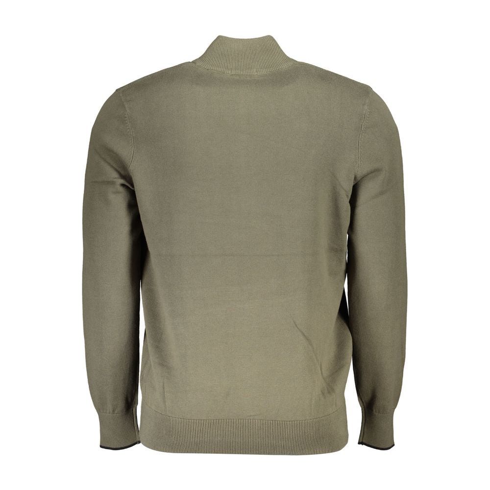 Timberland Organic Cotton Half Zip Sweater - Lush Green Timberland