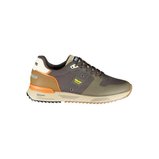 Blauer Sleek Contrast Lace-Up Sneakers Blauer