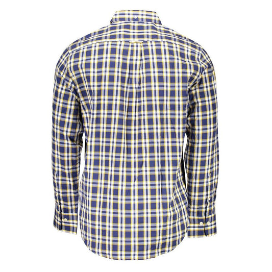 Gant Elegant Blue Cotton Button-Down Shirt Gant