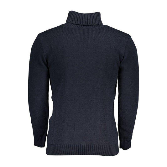 U.S. Grand Polo Elegant Turtleneck Sweater with Embroidered Logo U.S. Grand Polo