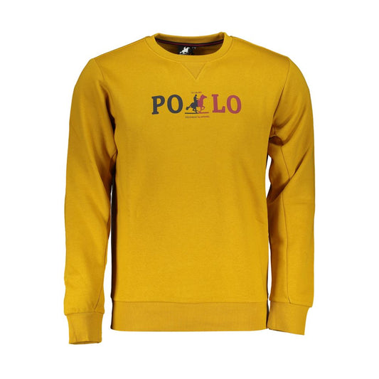 U.S. Grand Polo Sunshine Yellow Fleece Crew Neck Sweatshirt U.S. Grand Polo