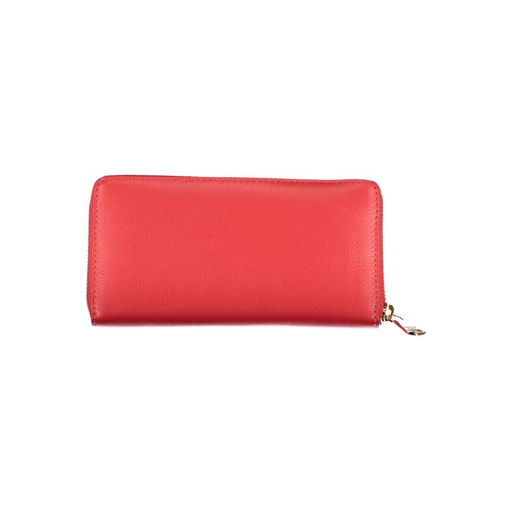 Patrizia Pepe Chic Pink Zip Wallet With Multiple Compartments Patrizia Pepe