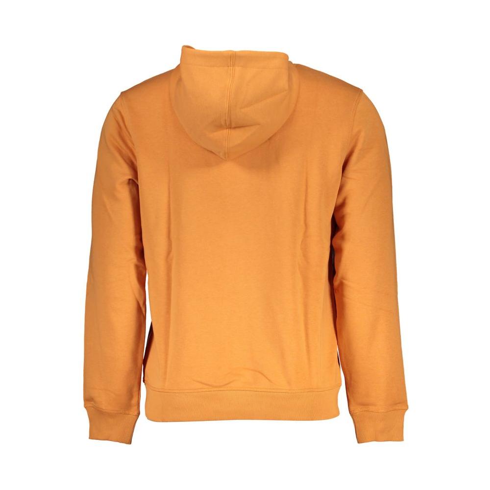 Guess Jeans Svelte Orange Hooded Sweatshirt Guess Jeans