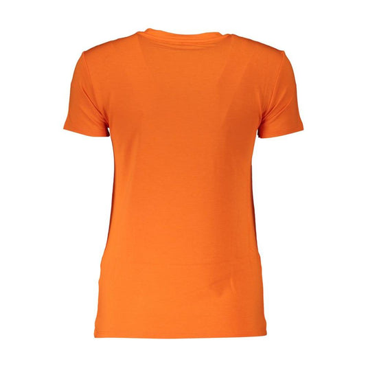 Elegant Orange Rhinestone Tee