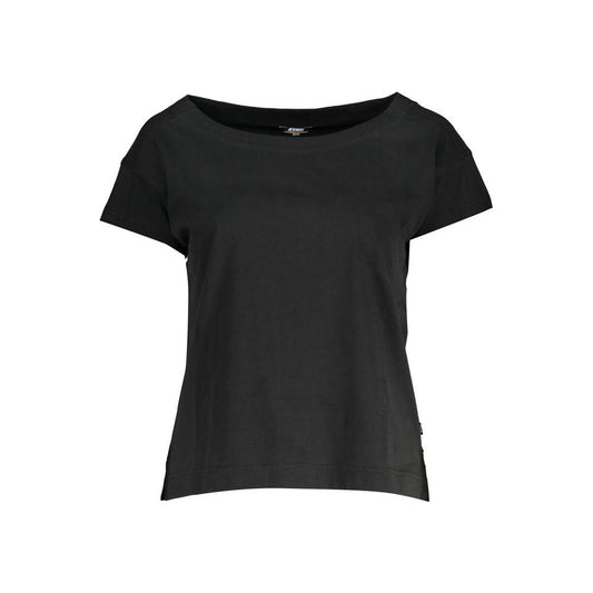 Elegant Wide Neck Short Sleeve Tee