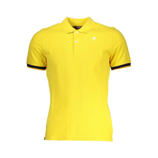 K-WAY Sunshine Yellow Cotton Blend Polo K-WAY