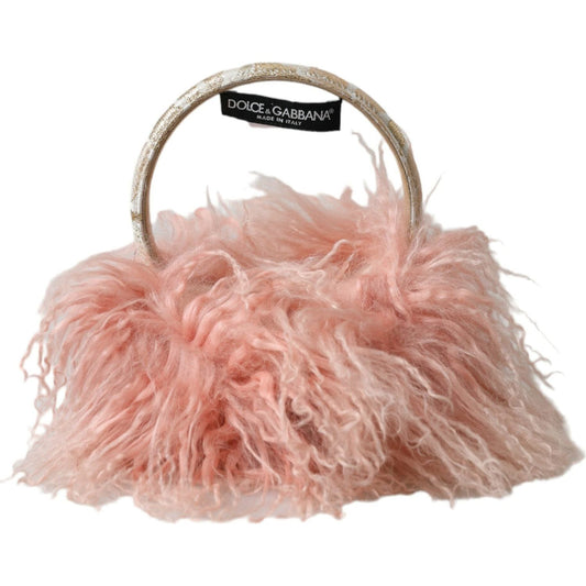 Elegant Pink Fur Earmuffs - Winter Chic Accessory